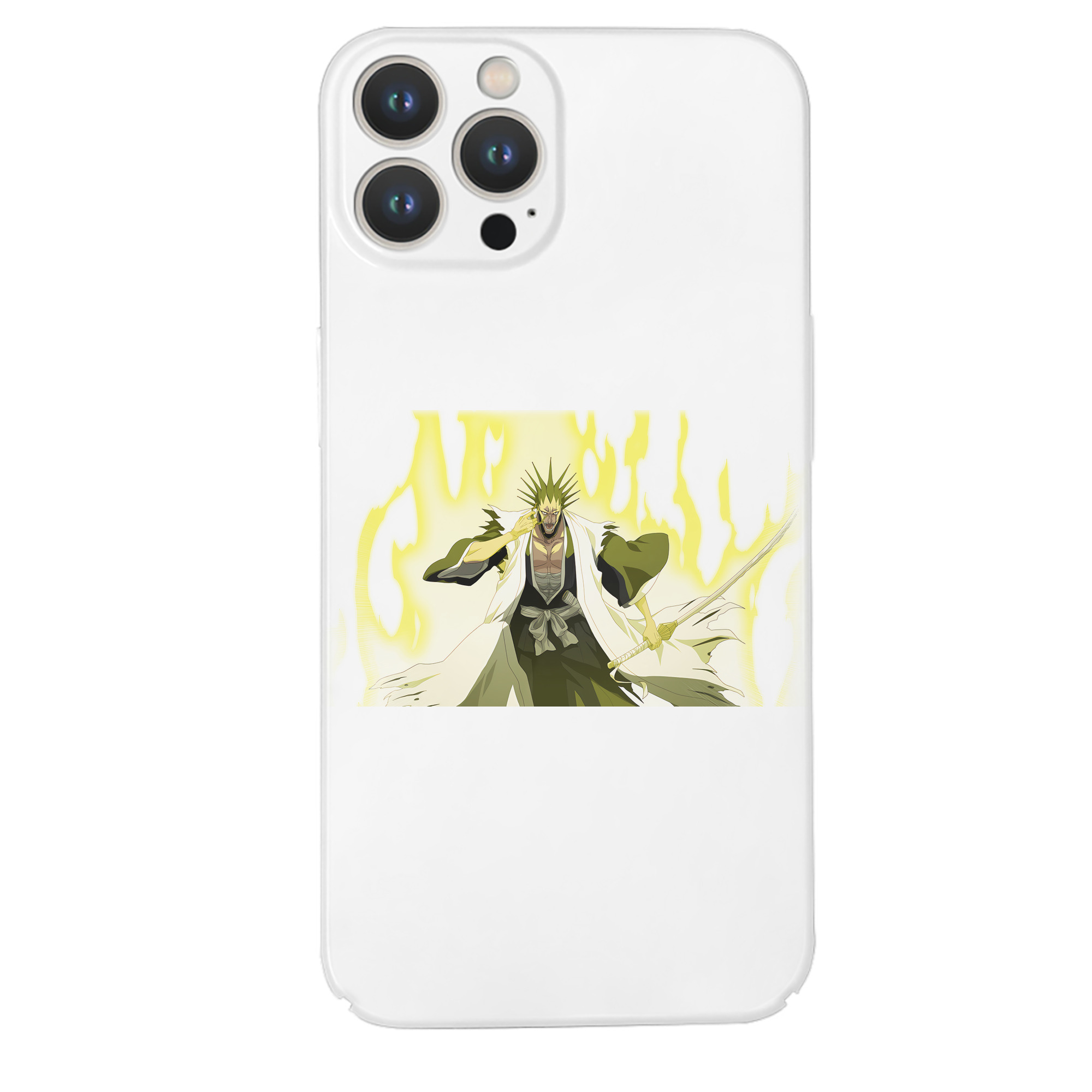 （画像用） ブリーチ ざらき けんぱち BLEACH Zaraki Kenpachi 【iPhone 14シリーズ対応】ハードケース
